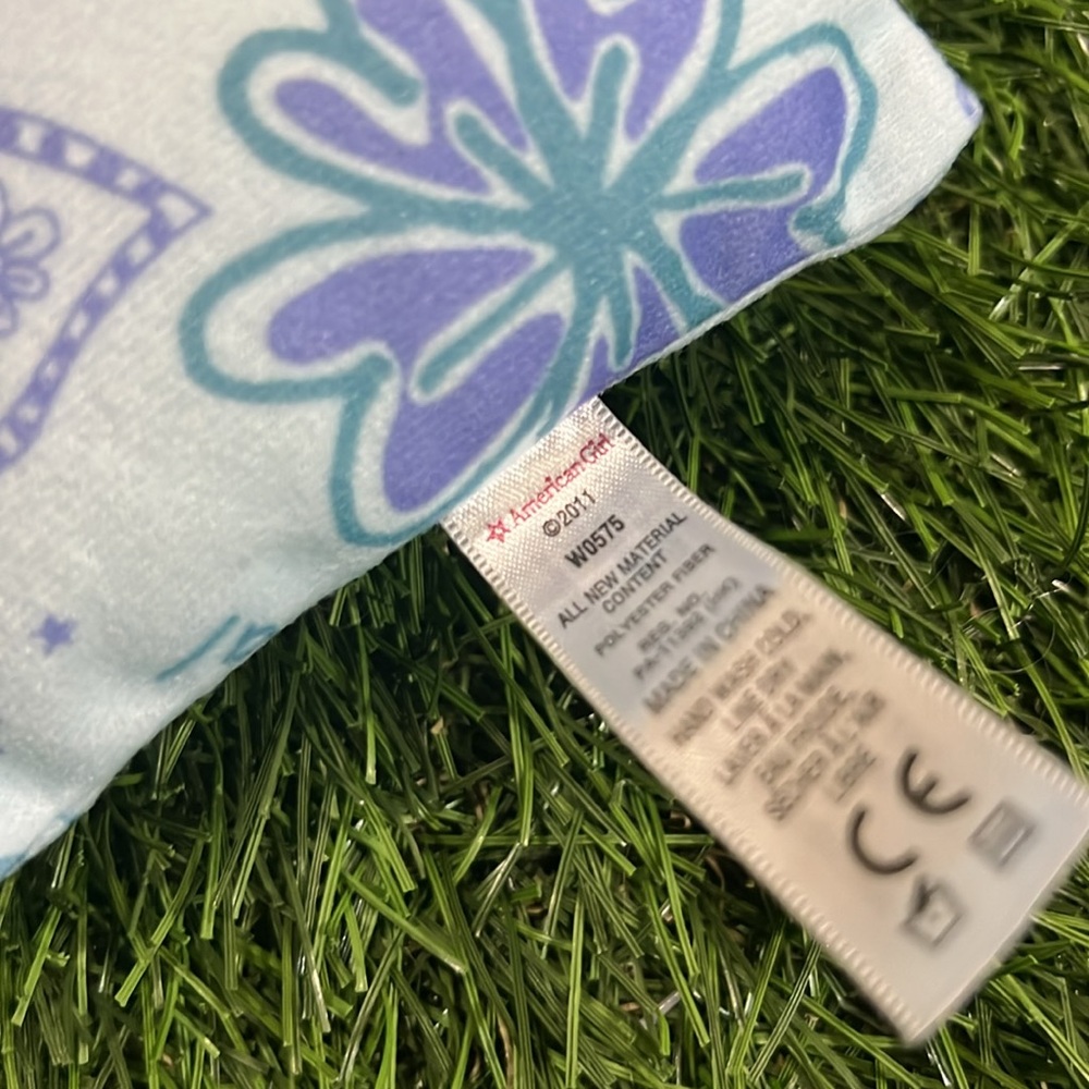 American Girl 18” doll-sized pillow from the "Cozy Sleepover" set. - Picture 2 of 5